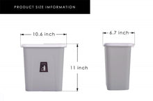 Load image into Gallery viewer, Push-Top Trash Can