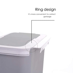 Push-Top Trash Can