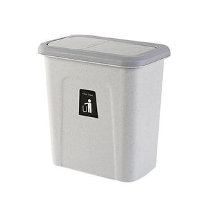 Push-Top Trash Can