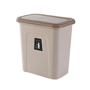 Push-Top Trash Can